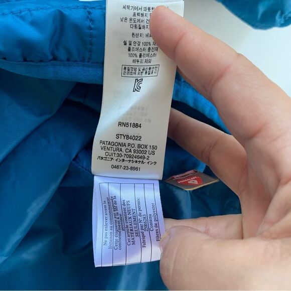 Patagonia Men XS Nano Puff Pullover Blue 1/4 PrimaLoft 84022 Jimmy Fallon NWT - Picture 10 of 11